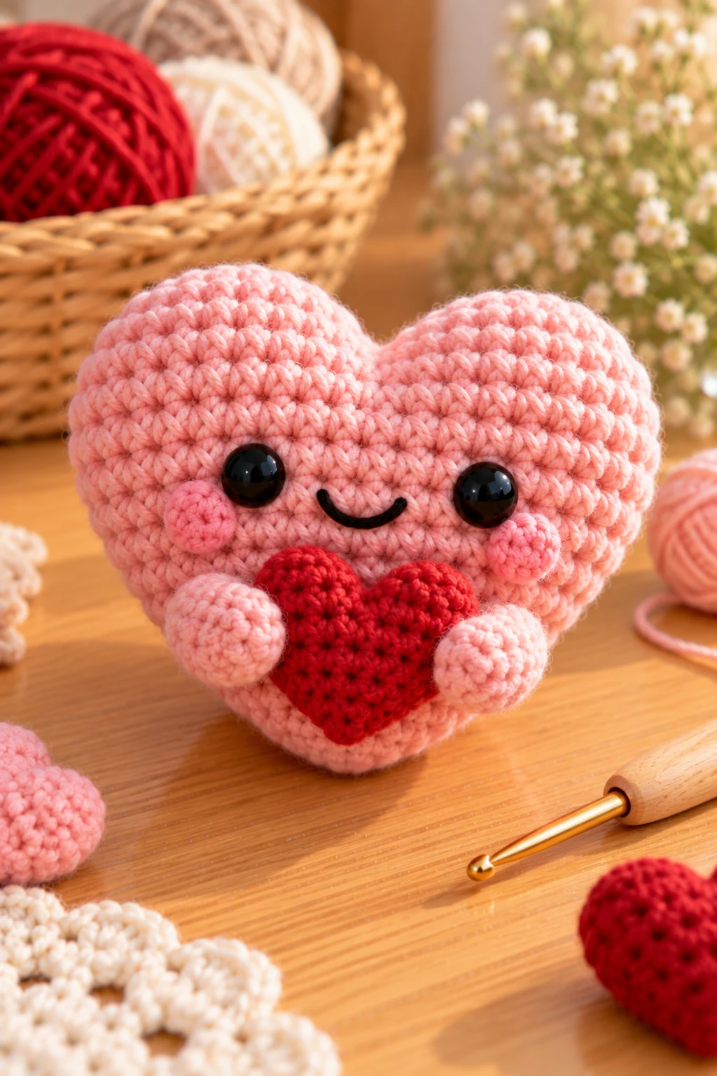 Amigurumi Heart Plushie — pola amigurumi style outfit