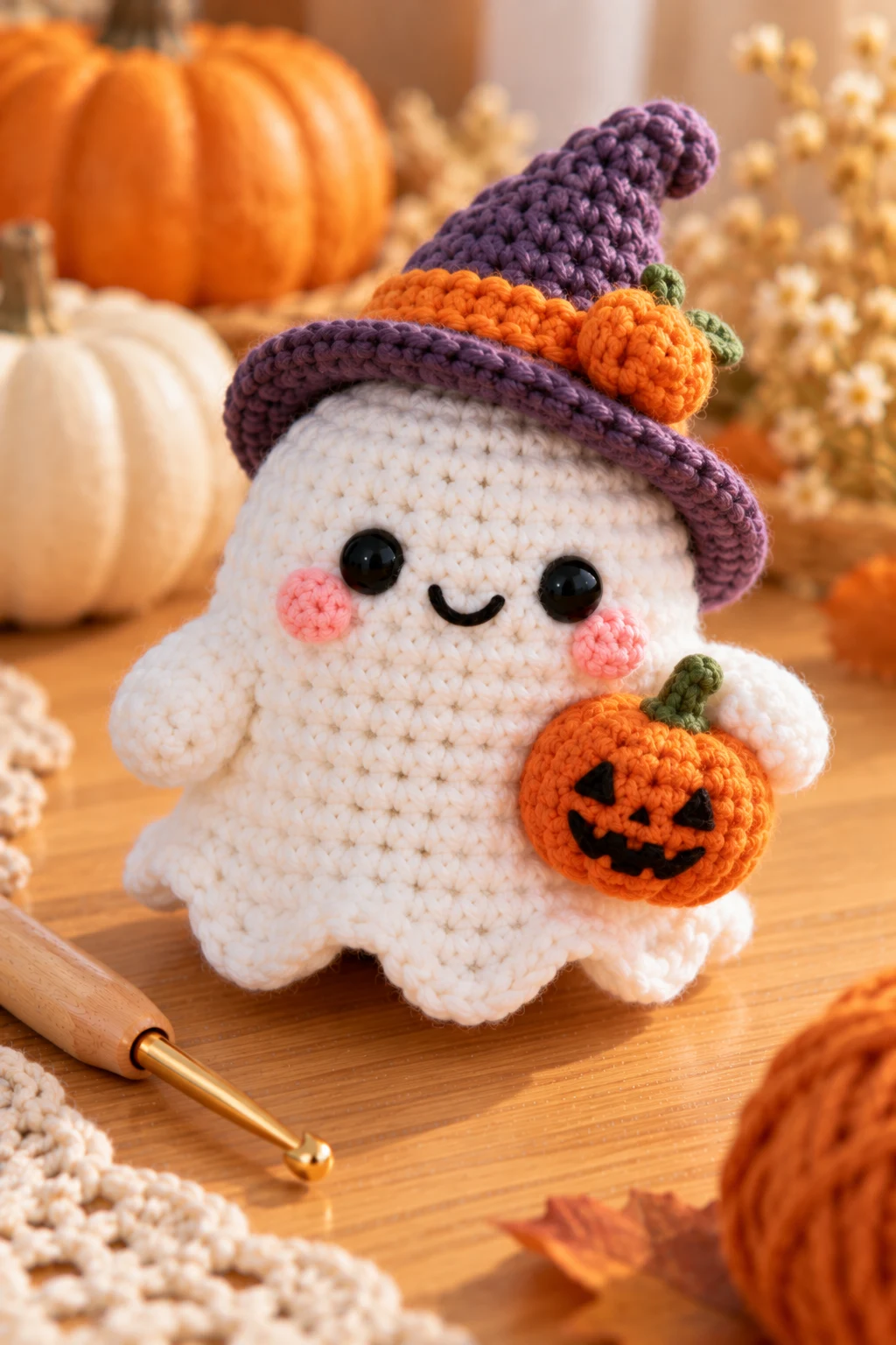 Amigurumi Ghost for Halloween — pola amigurumi style outfit