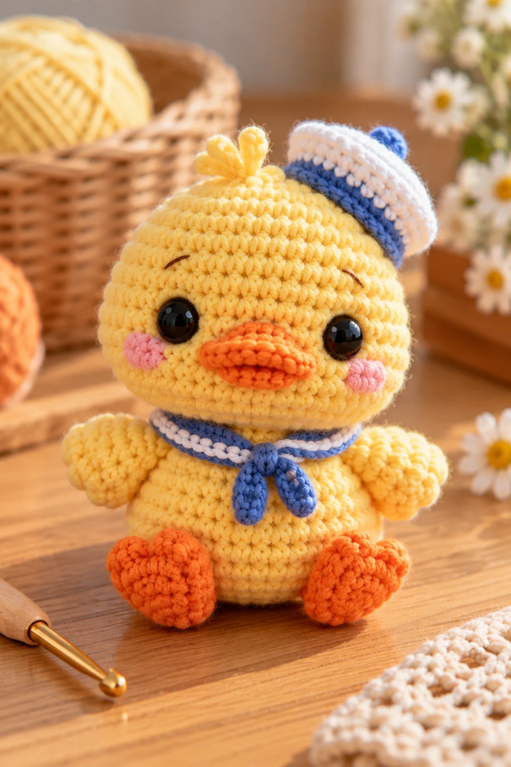 Pola Amigurumi Bebek: Little Yellow Duck — pola amigurumi style outfit