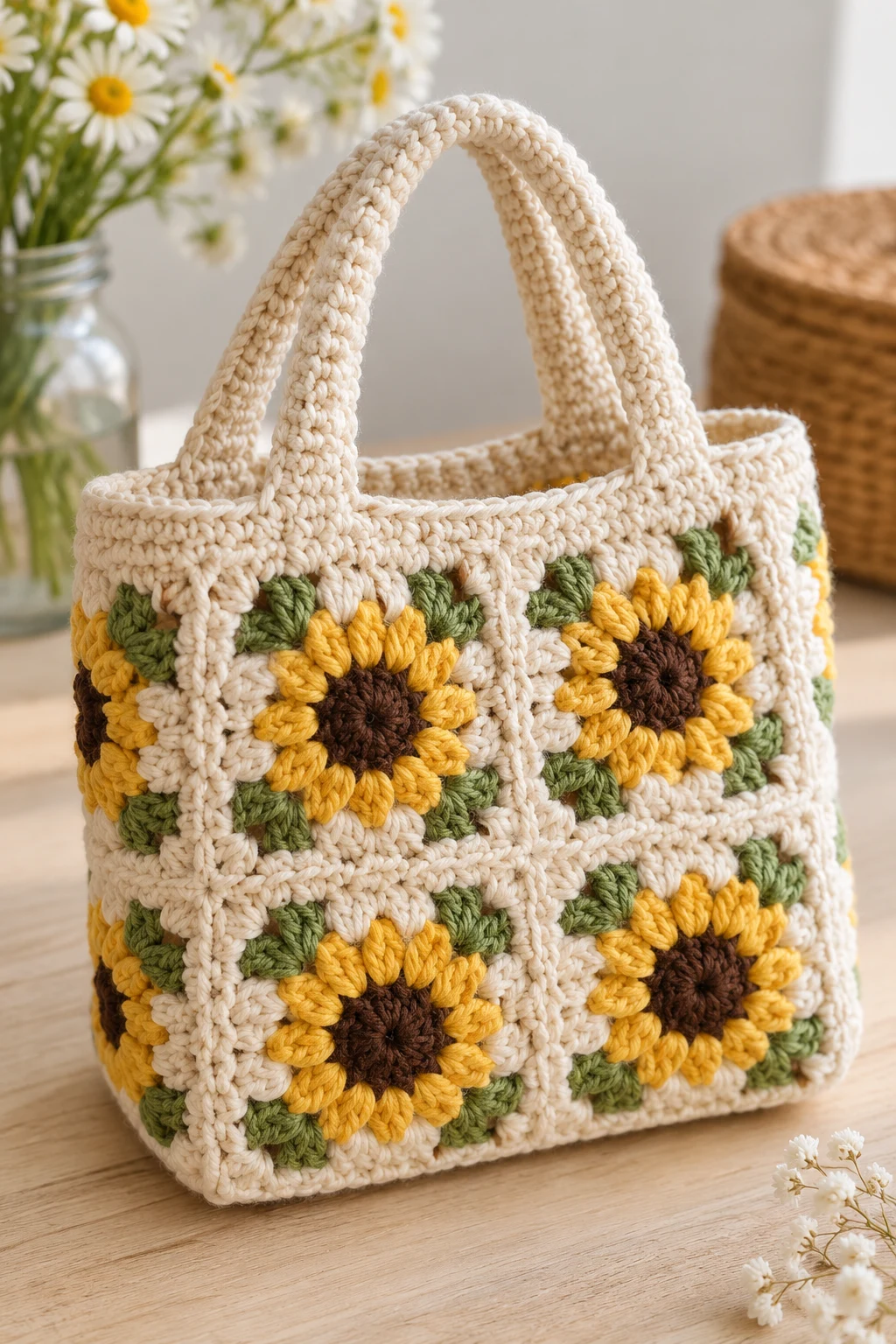 Quick Crochet Mini Tote Bags for Small Errands — quick crochet style outfit