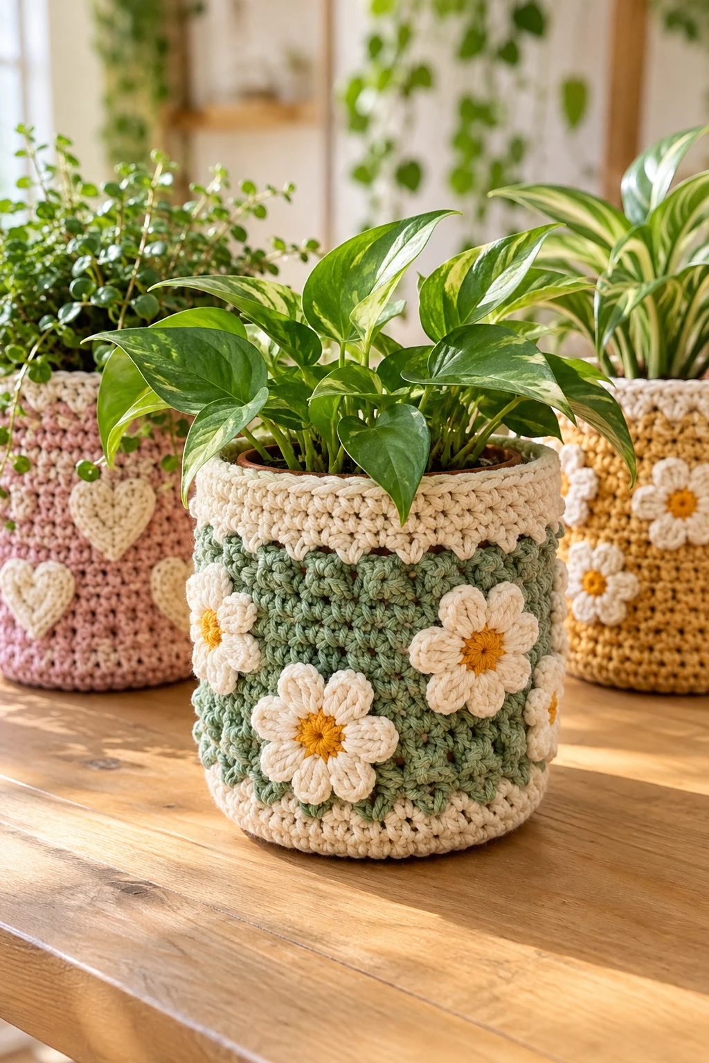 Quick Crochet Plant Pot Covers — quick crochet style outfit