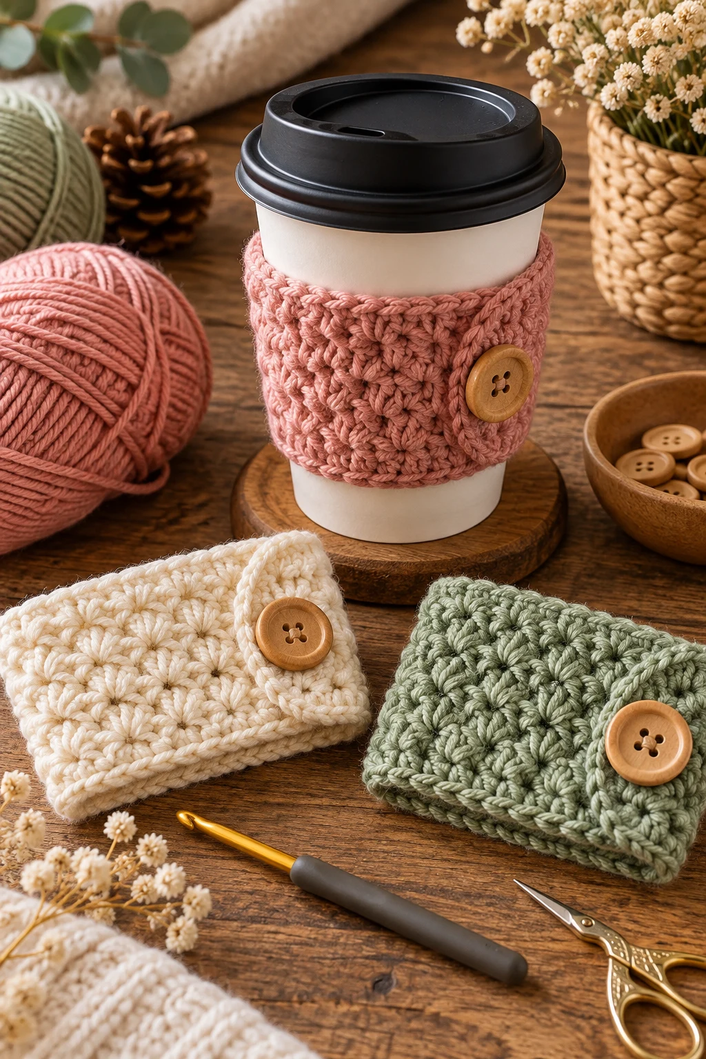 Quick Crochet Cup Sleeve — quick crochet patterns style outfit