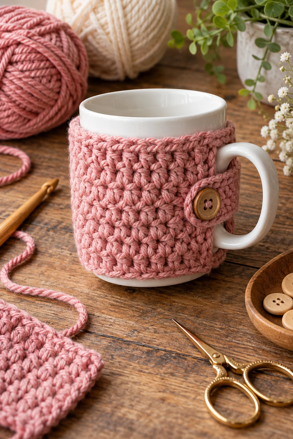 Easy Crochet Mug Cozy — quick crochet patterns style outfit