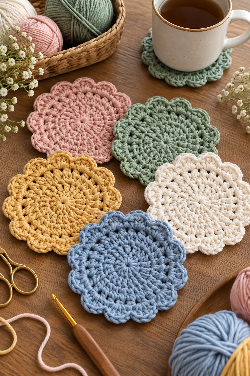 Quick Crochet Coaster Set — quick crochet patterns style outfit