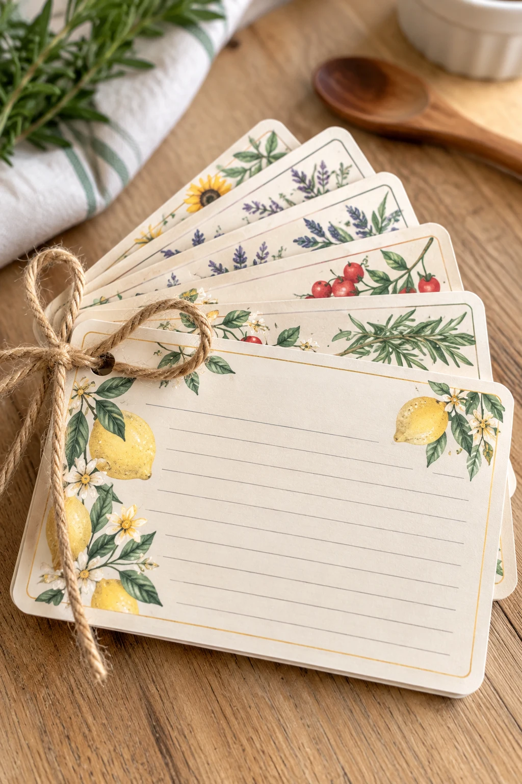 A Personalized Recipe Card Bundle — quick diy gifts style outfit