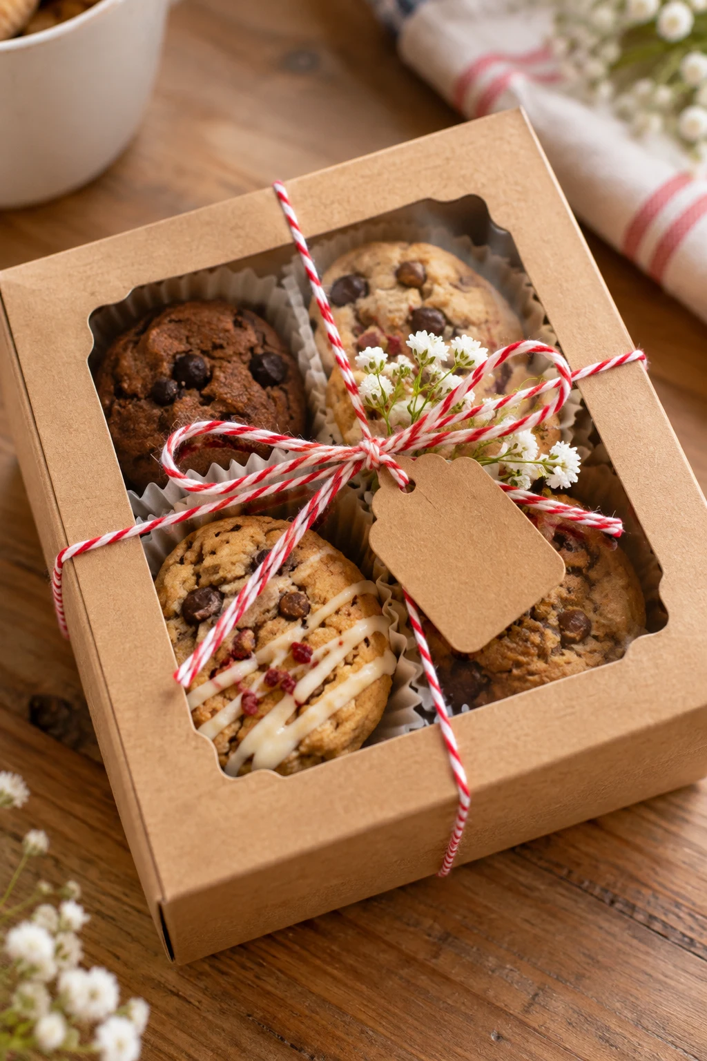 A Mini Cookie Gift Box — quick diy gifts style outfit