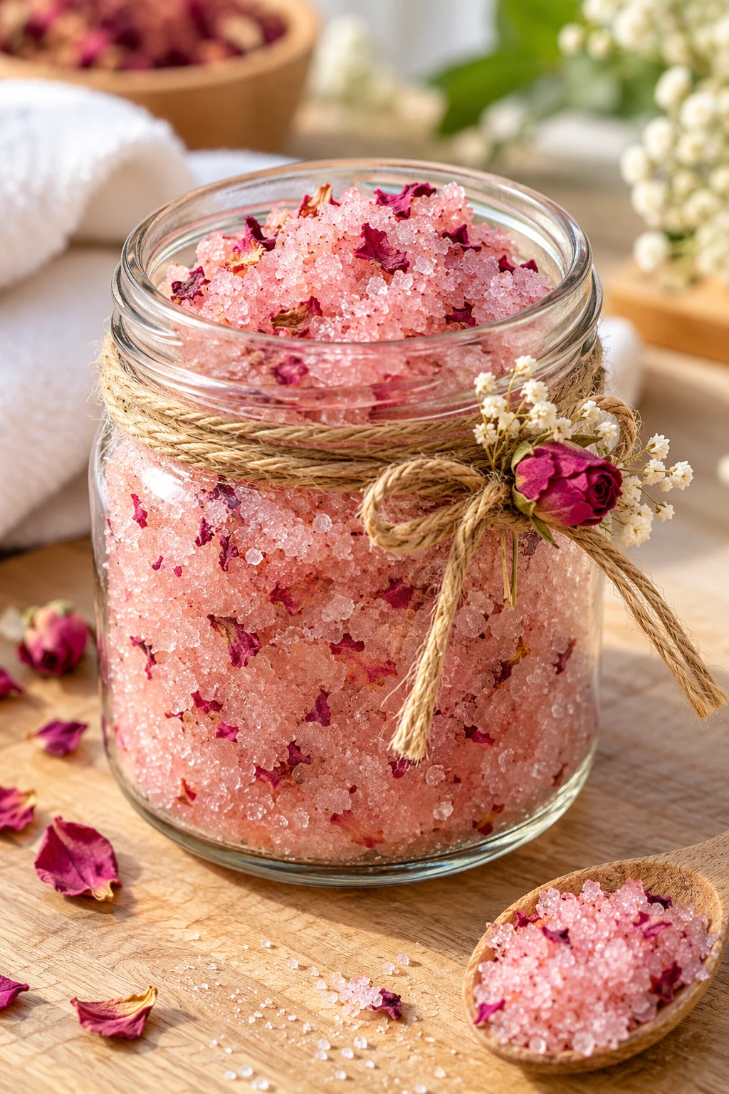 DIY Sugar Scrub in a Pretty Jar — quick diy gifts style outfit