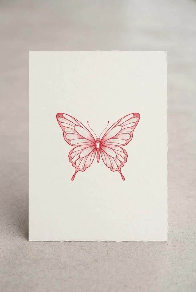 Dainty Arm Placement Red Ink Butterfly Tattoo On Arm — red ink butterfly tattoo style outfit