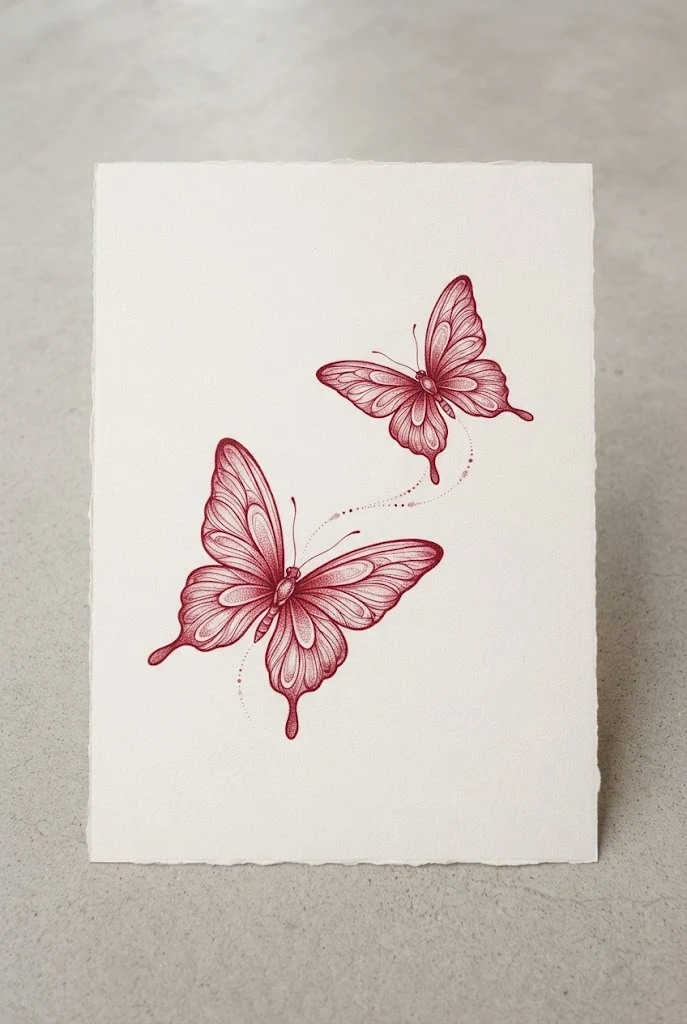 Hand-Grazing Red Butterfly Hand Tattoo — red ink butterfly tattoo style outfit