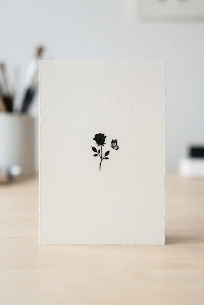 Tiny Flash Silhouette — rose and butterfly tattoo forearm style outfit
