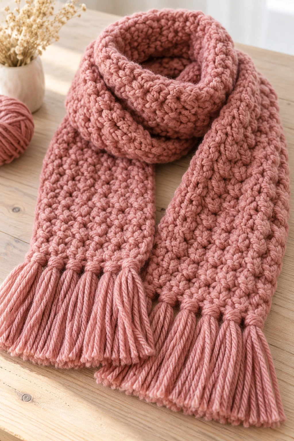The Classic Chunky Winter Scarf — scarf crochet