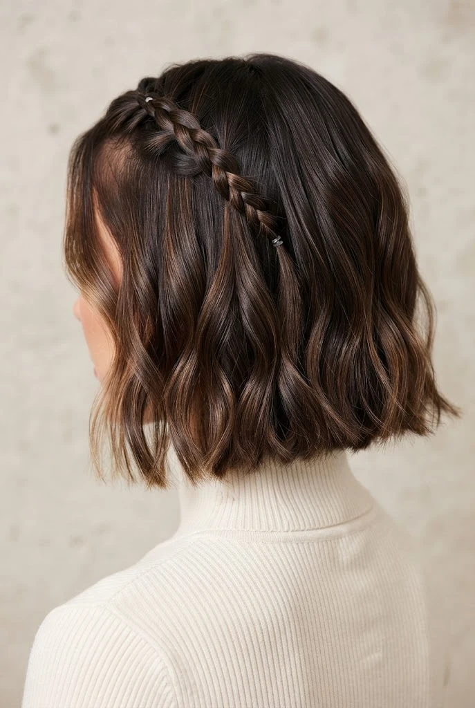 Double-Trouble Baby Braids — short hair pulled-back styles style outfit