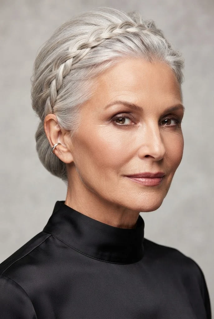 The Headband Illusion — short hair pulled-back styles style outfit