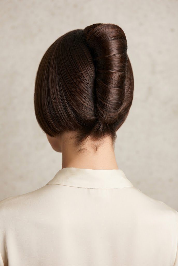 The Upside-Down French Roll Tuck — short hairstyle ideas style outfit