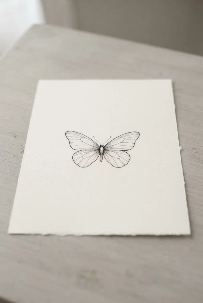 Single Butterfly Tattoo Meaning and Placement Behind the Ear — single butterfly tattoo style outfit