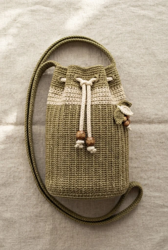 Drawstring Cinch Sling Bag Crochet Free Pattern — sling bag crochet free pattern
