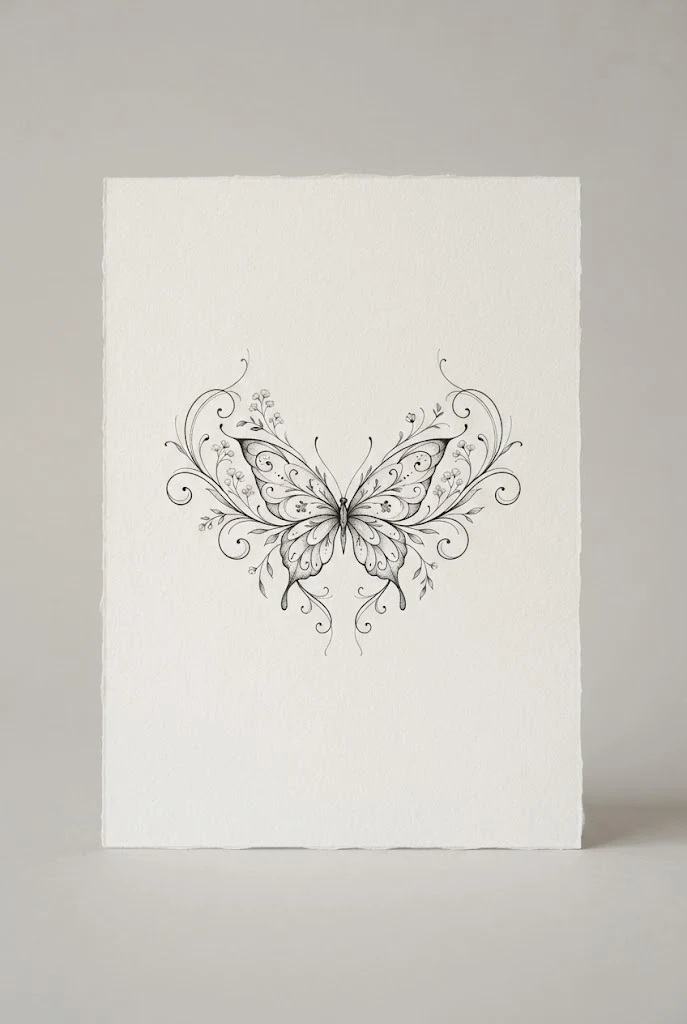 Neckline Elegance — small butterfly tattoo ideas style outfit