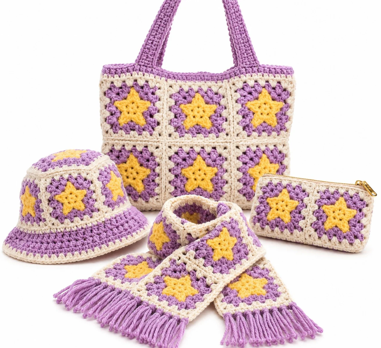 Shop: star granny square crochet pattern free accessories