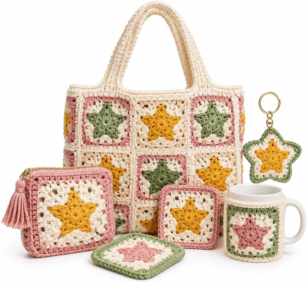 Shop: star granny square crochet pattern free gift ideas