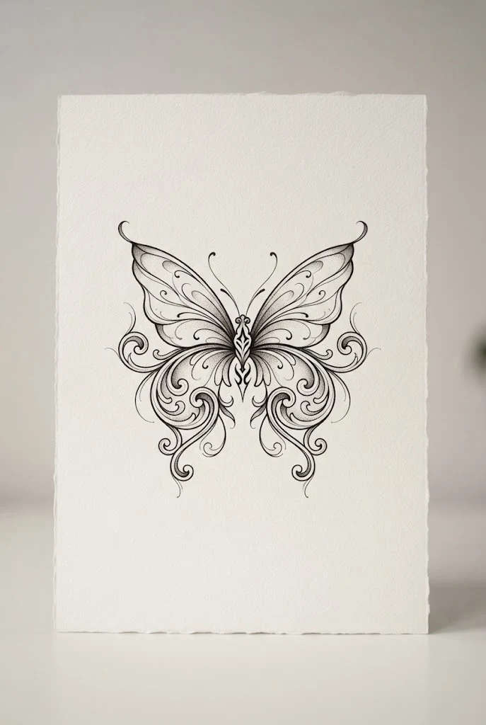Vintage 90s Tramp Stamp Revival — stomach butterfly tattoo style outfit