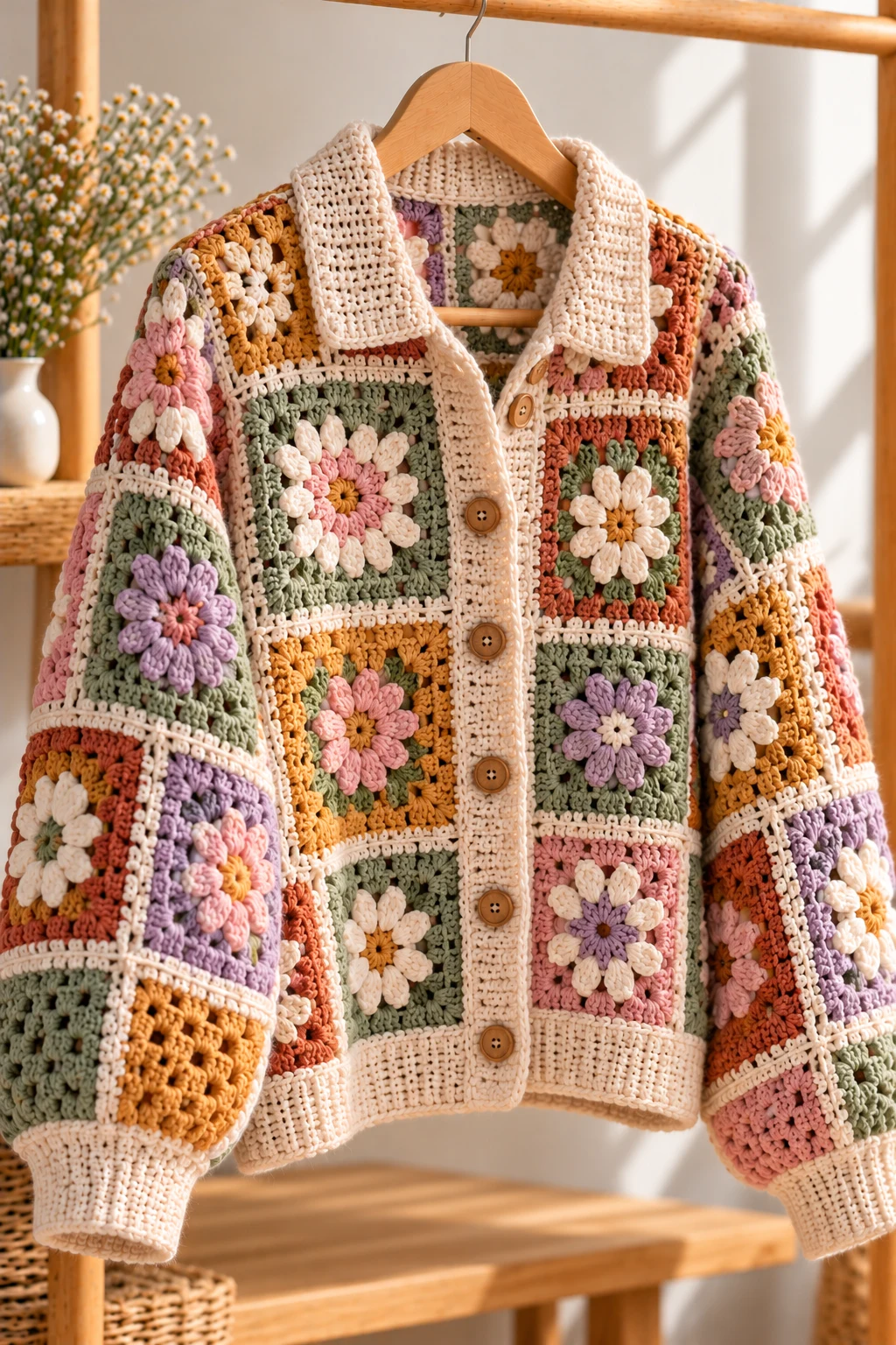 Matching Crochet Sweater and Beanie Set — sweater crochet ideas