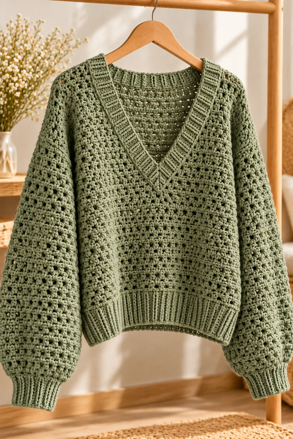 Colorful Striped Crochet Sweater — sweater crochet ideas