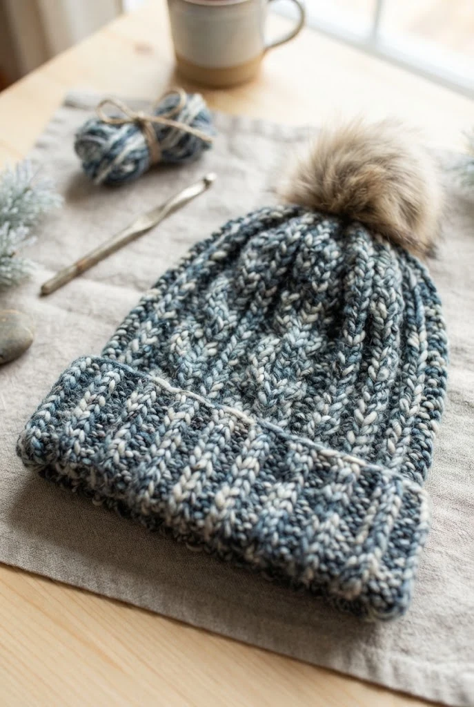 Glacier Pass Ribbed Beanie — thick crochet ideas style outfit
