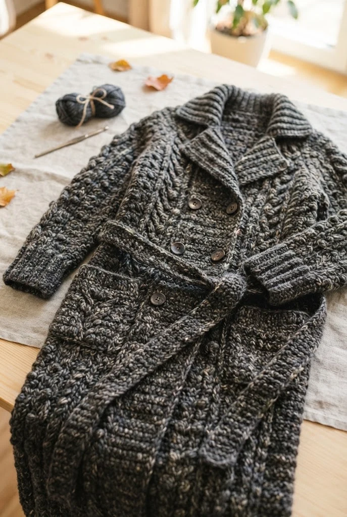 Urban Trench Hefty Duster — thick crochet ideas style outfit