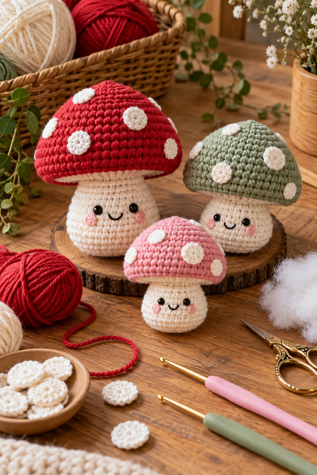 Crochet Amigurumi Mushroom for Whimsical Decor — things to crochet style outfit