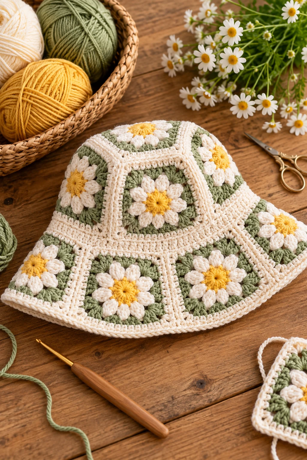 Crochet Bucket Hat for Sunny Days — things to crochet style outfit