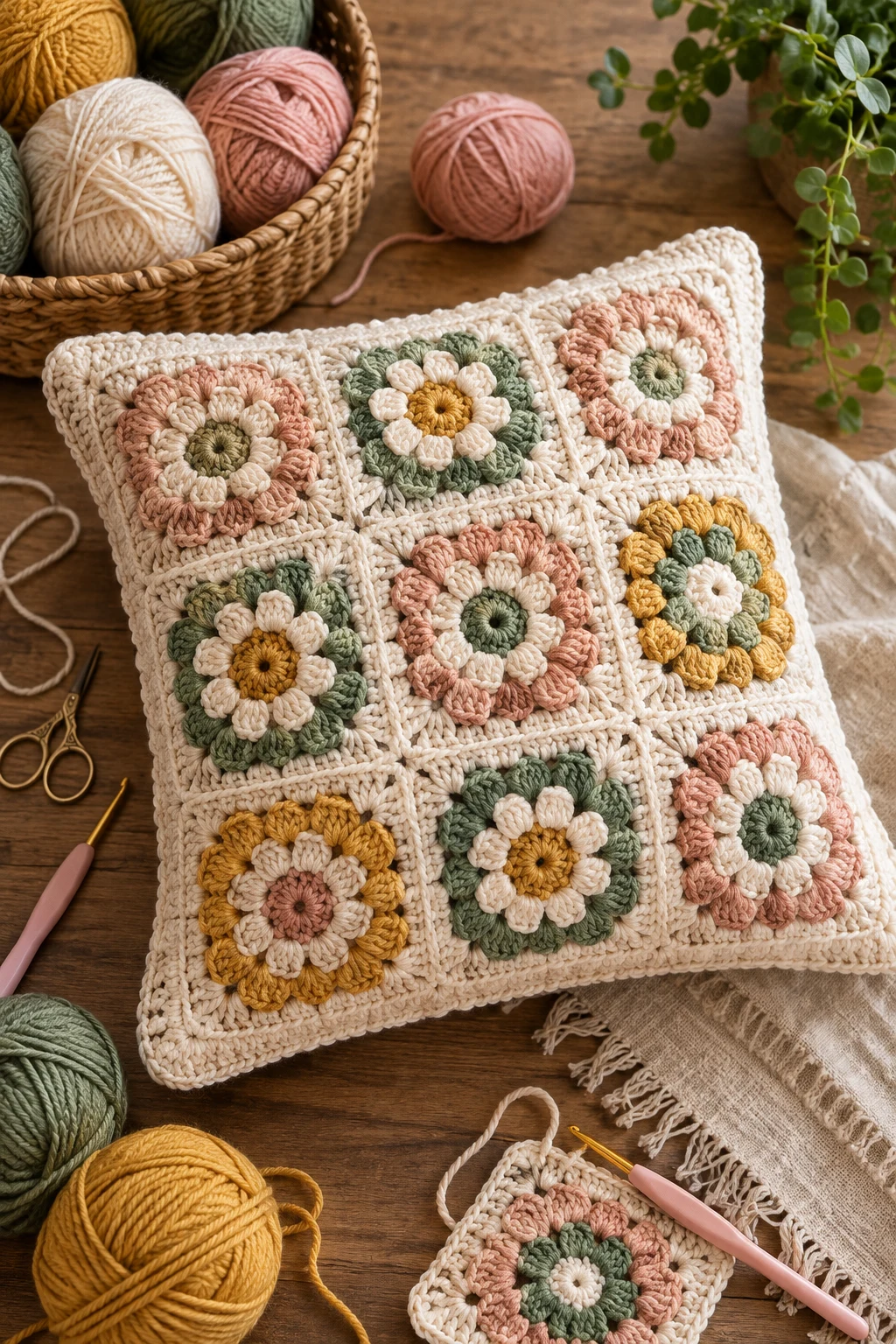 Crochet Pillow Cover for a Living Room Refresh — things to crochet style outfit