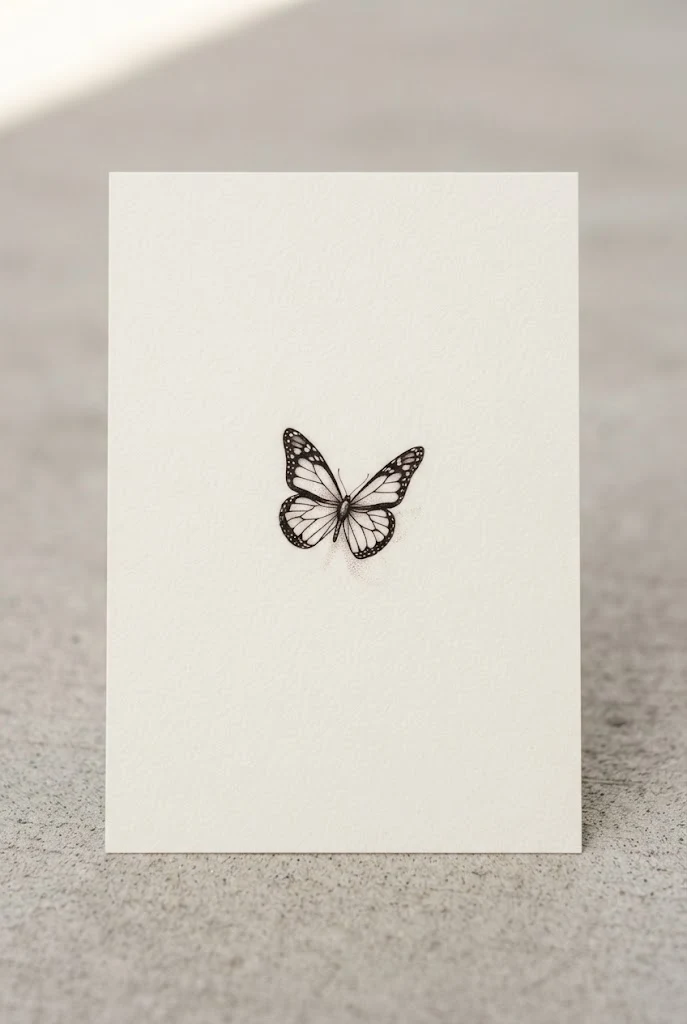 Inner Thigh Micro Art — Tiny Butterfly Tattoo style outfit