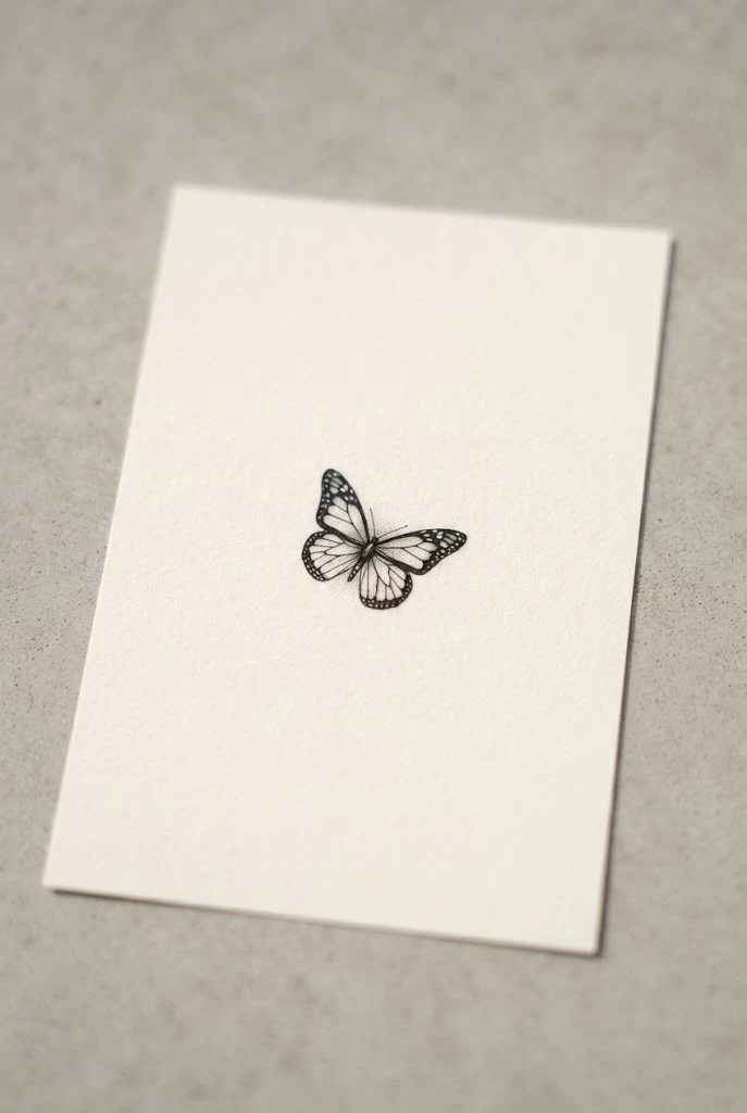 Outer Wrist Micro-Inking — Tiny Butterfly Tattoo style outfit