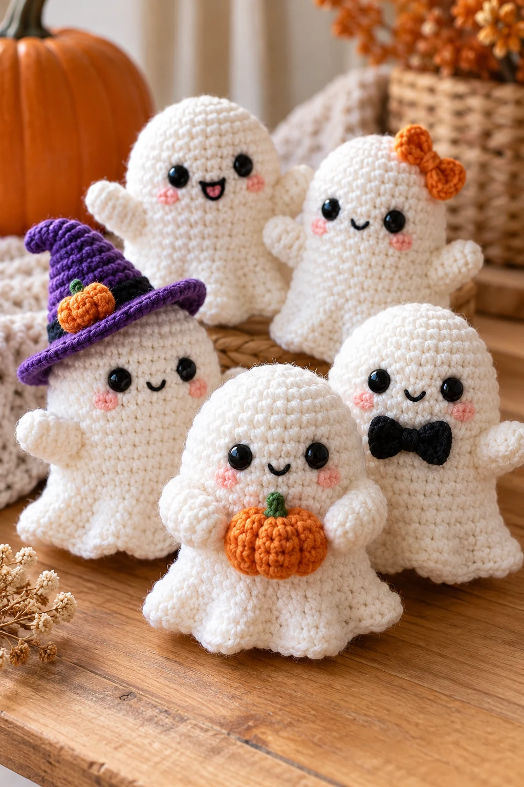 Crochet Ghost Plushies for Halloween — trending crochet ideas style outfit