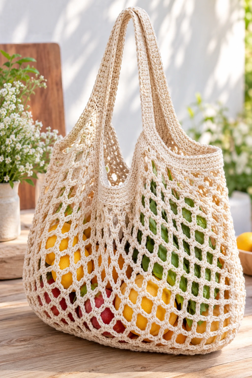Crochet Mesh Market Bags — trending crochet ideas style outfit