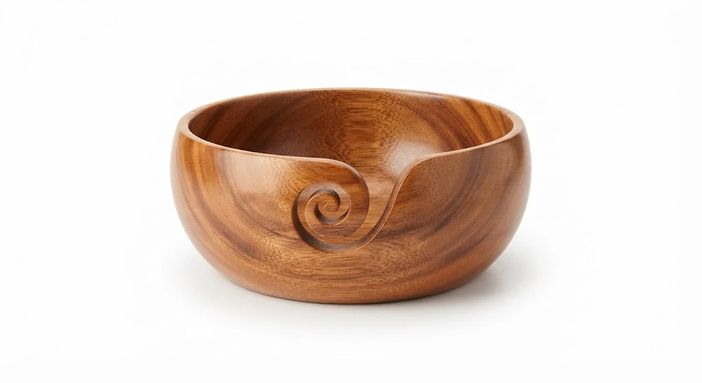 Nagina Handmade Wooden Yarn Bowl