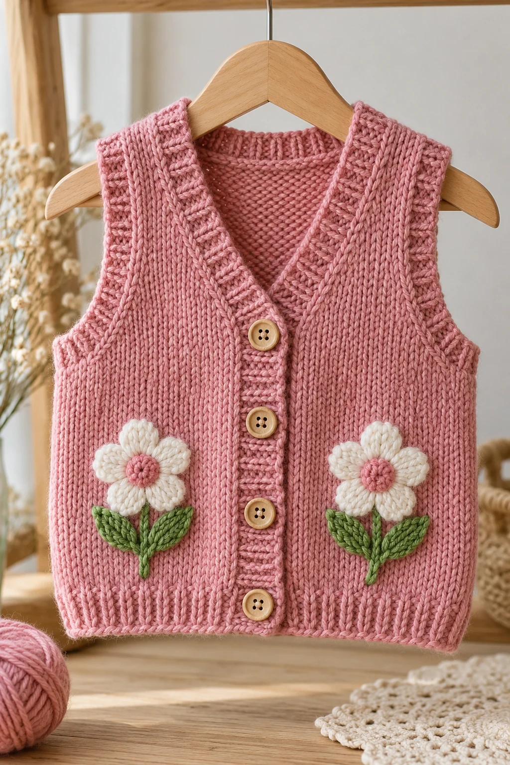 Easy Knitted Children's Vest — tricot facile style outfit
