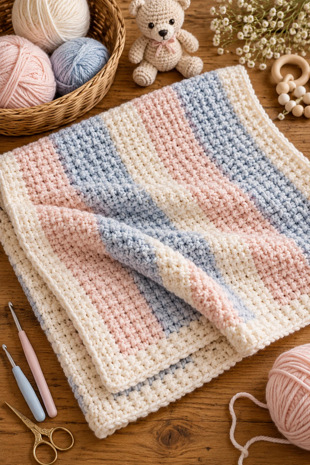 Tunisian Crochet Baby Blanket — tunisian crochet style outfit