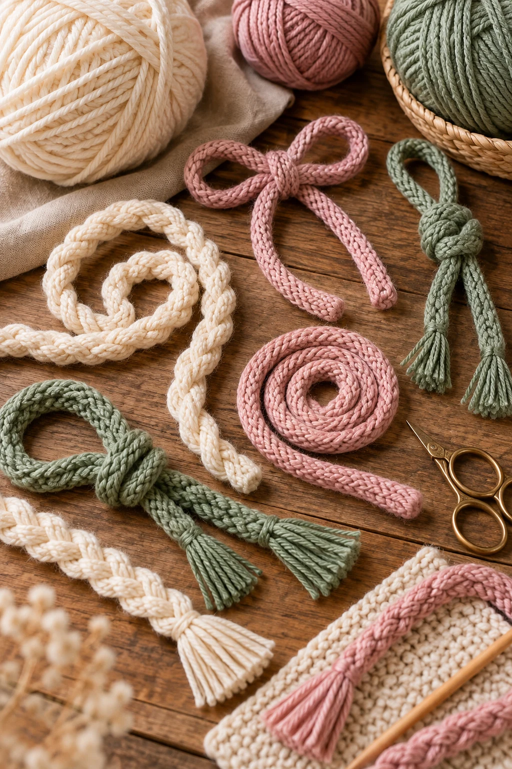Easy Knitted Cord Details — tuto tricot style outfit