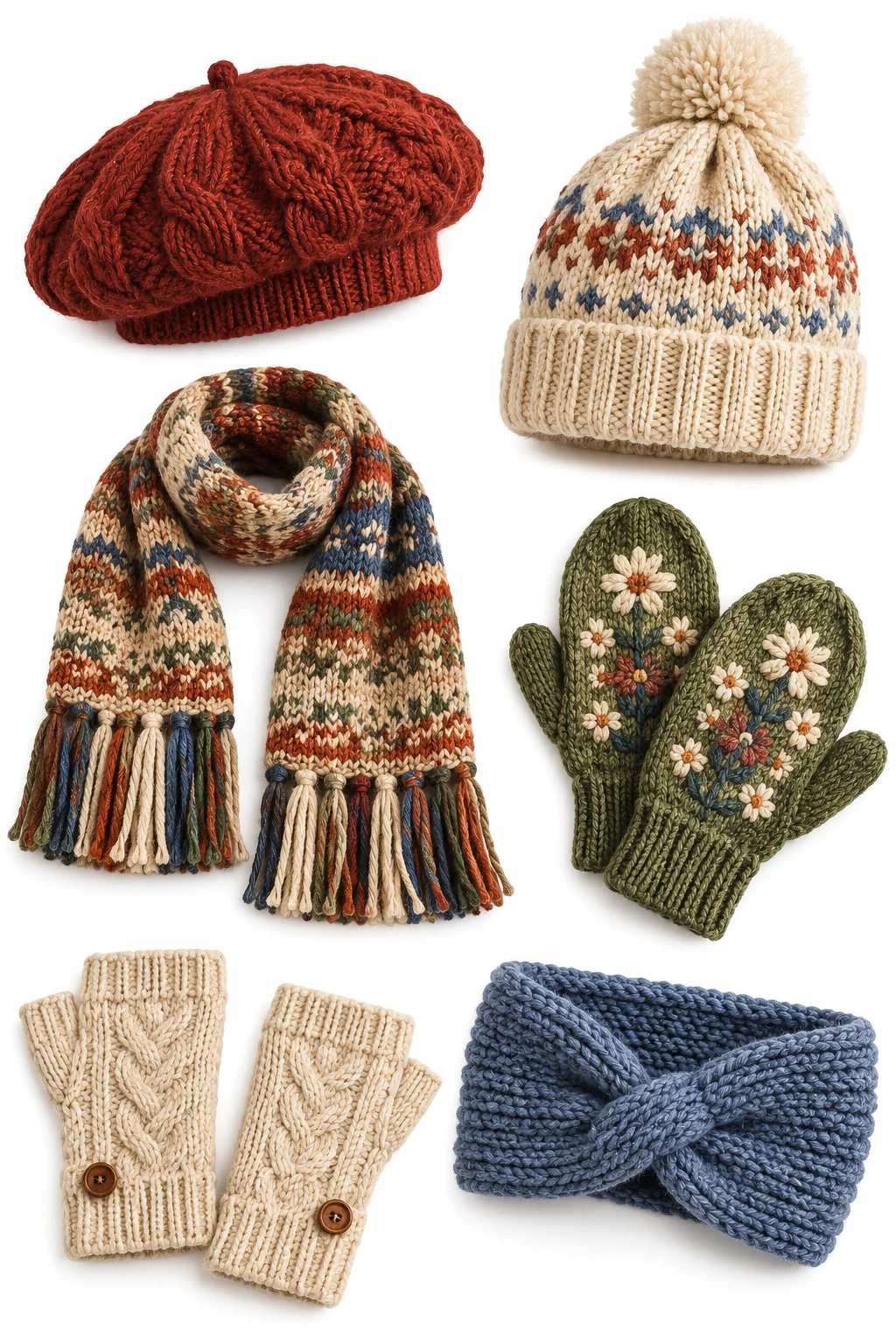 Shop: vintage knitted sweaters accessories