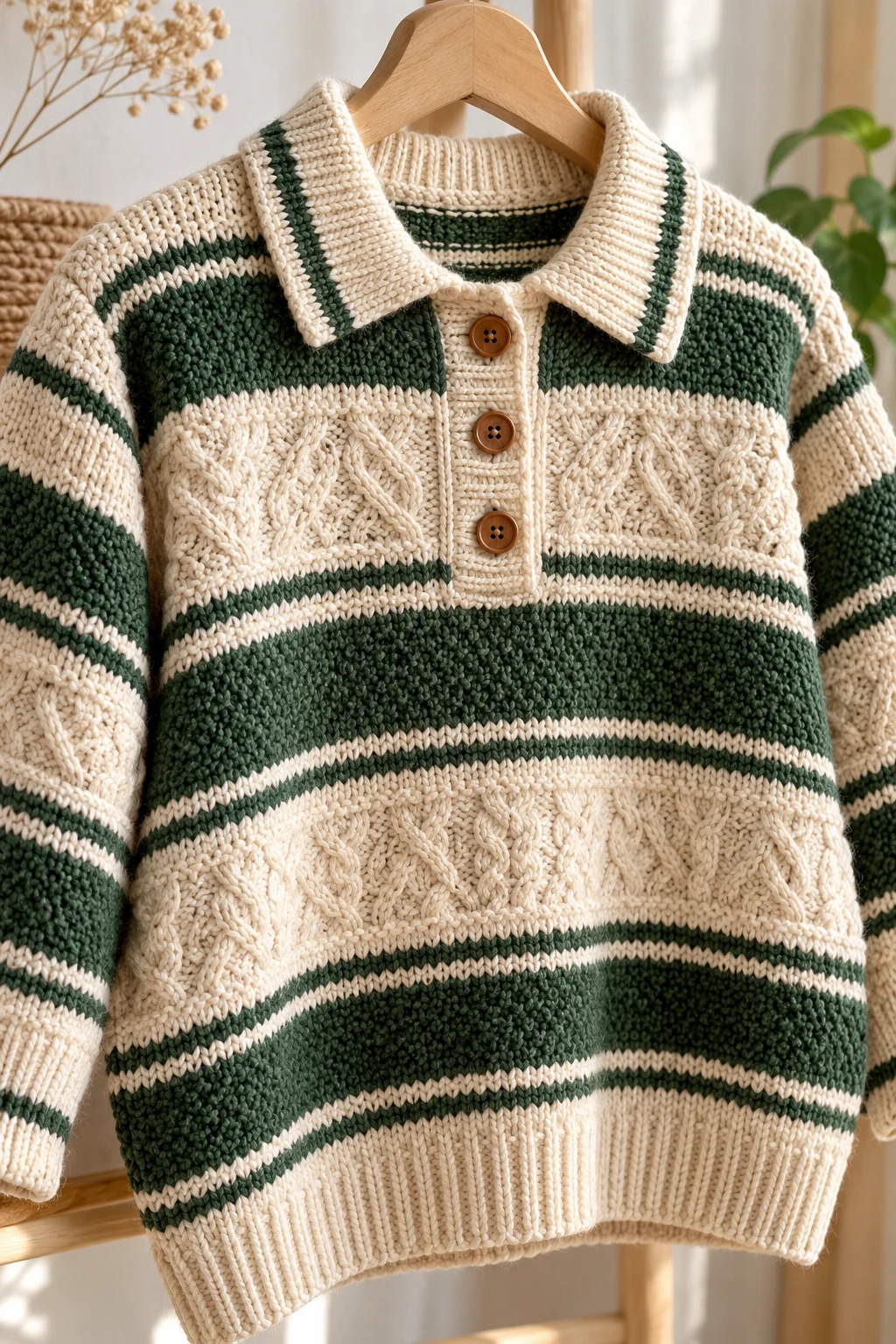 The Vintage Knitted Sweater Polo — vintage knitted sweaters