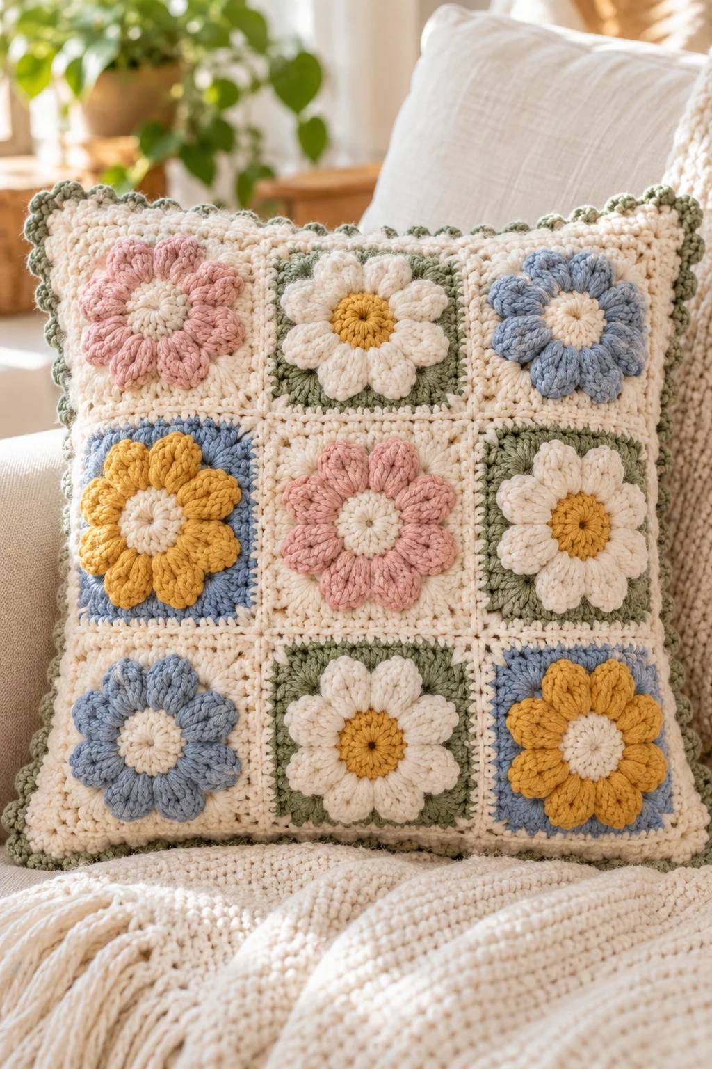 Cozy Crochet Pillow Cover — yarn crochet ideas style outfit